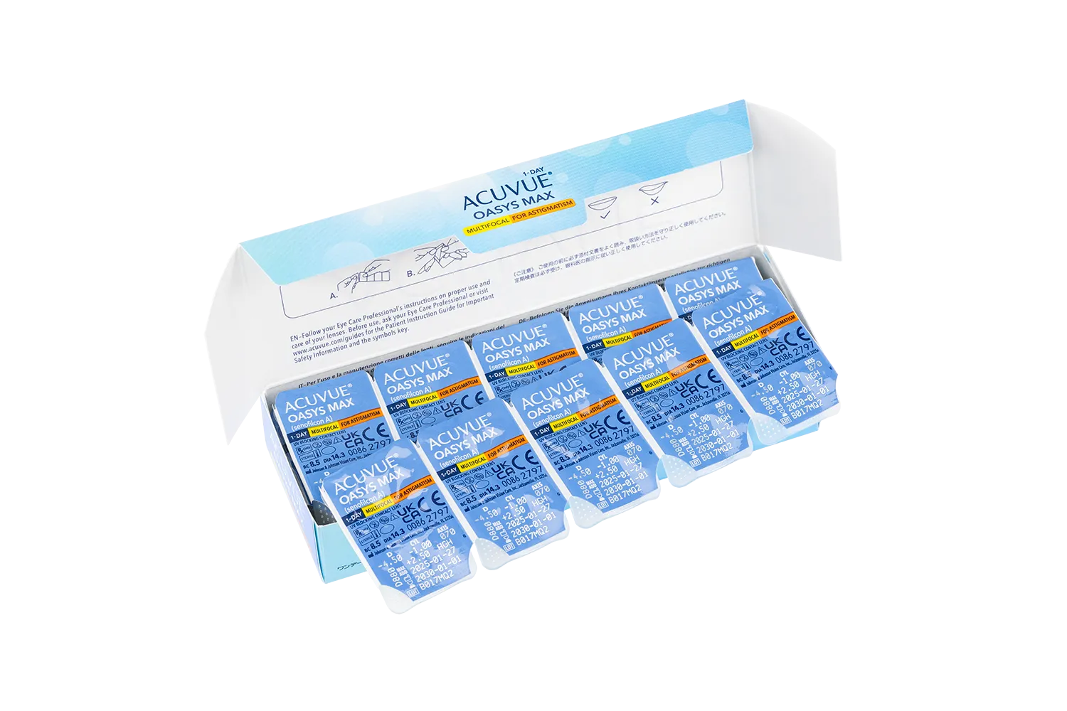 ACUVUE OASYS® MAX 1-Day Multifocal for Astigmatism